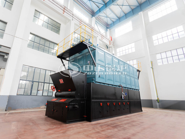 Structure Characteristics of Double Drums Biomass Fired Steam Boiler