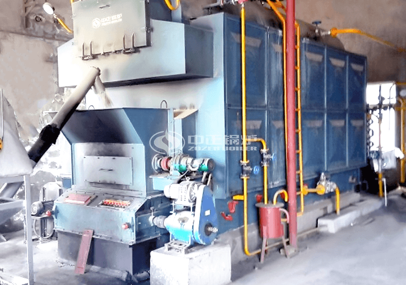 What is the material of biomass hot water boiler